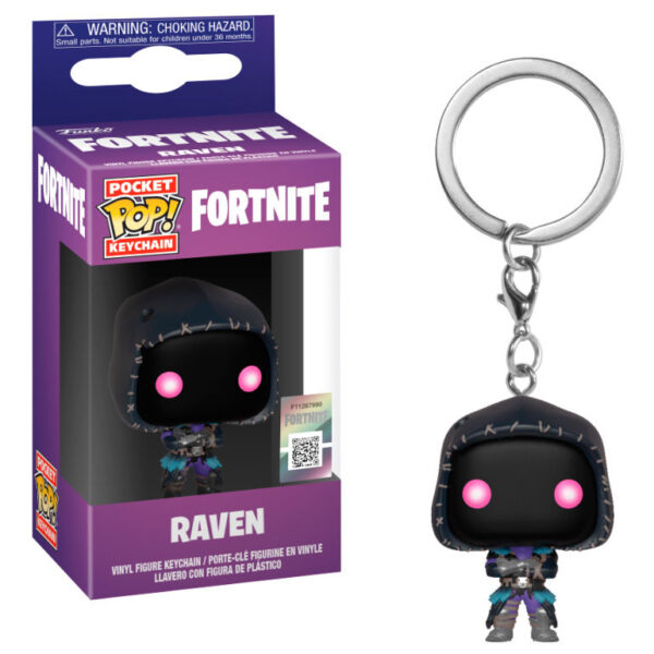 Llavero Pocket POP Fortnite Raven