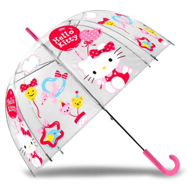 Paraguas burbuja manual Hello Kitty 47cm