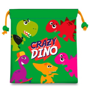 Bolsa merienda Crazy Dino