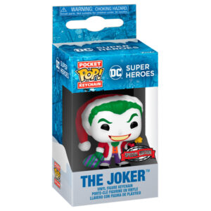 Llavero Pocket POP DC Comics Holiday The Joker Exlusive