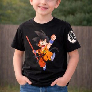 Camiseta Goku Bastón